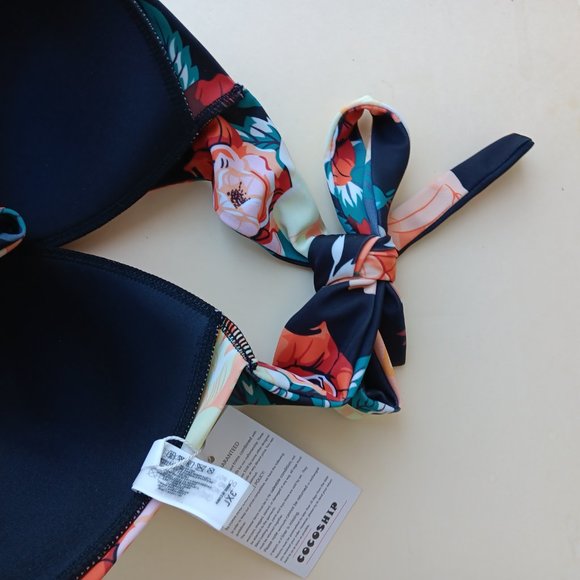 NWT Padded Bikini Top Floral - Picture 4 of 9